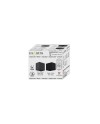 KANDANCHU * APLIQUE EXTERIOR CUAD. 1L*GU10 NEGRO